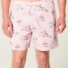 Short de bain en seersucker mi-cuisse Short de bain en seersucker mi-cuisse