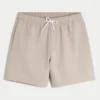 Short de bain en seersucker mi-cuisse