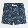 Short de bain en seersucker mi-cuisse Short de bain en seersucker mi-cuisse