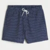 Short de bain en seersucker mi-cuisse Short de bain en seersucker mi-cuisse