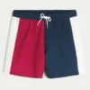 Short de bain en seersucker mi-cuisse Short de bain en seersucker mi-cuisse