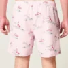 Short de bain en seersucker mi-cuisse Short de bain en seersucker mi-cuisse