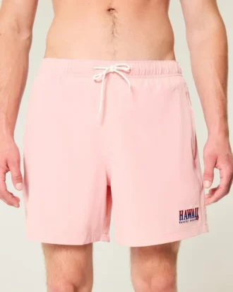 Short de bain Hawaii Graphic mi-cuisse