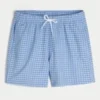 Short de bain mi-cuisse en seersucker Short de bain mi-cuisse en seersucker