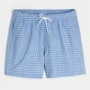 Short de bain mi-cuisse en seersucker Short de bain mi-cuisse en seersucker