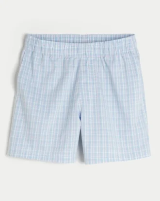 Short de nuit en popeline