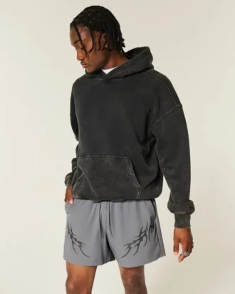 Short de sport graphique mi-cuisse
