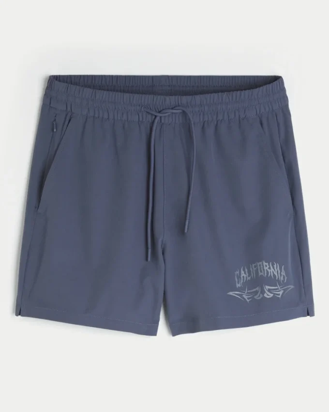 Short de sport graphique mi-cuisse Short de sport graphique mi-cuisse