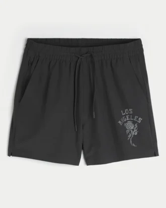 Short de sport graphique mi-cuisse