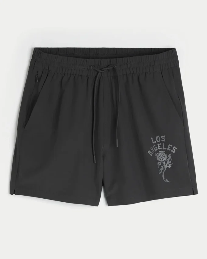 Short de sport graphique mi-cuisse Short de sport graphique mi-cuisse