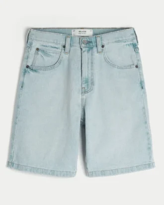 Short en denim ample