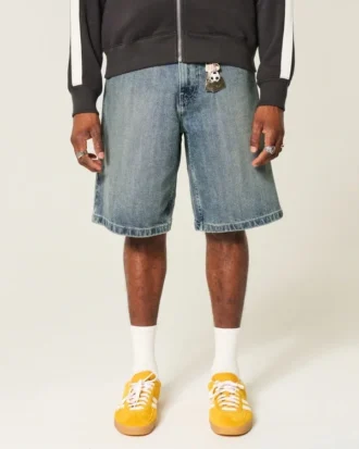 Short en denim ample Short en denim ample