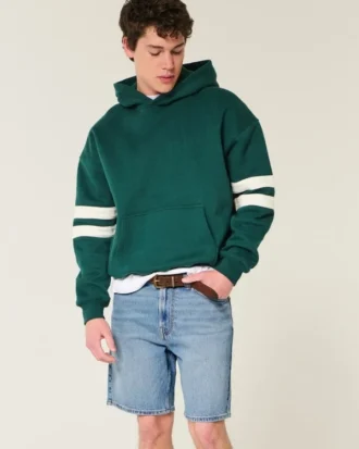 Short en denim ample au-dessus du genou