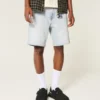Short en denim ample au-dessus du genou Short en denim ample au-dessus du genou
