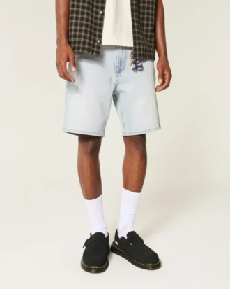 Short en denim ample au-dessus du genou