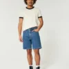 Short en denim ample au-dessus du genou