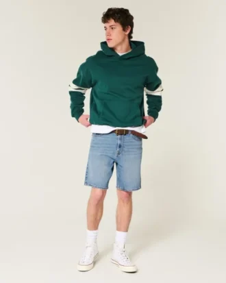 Short en denim ample au-dessus du genou