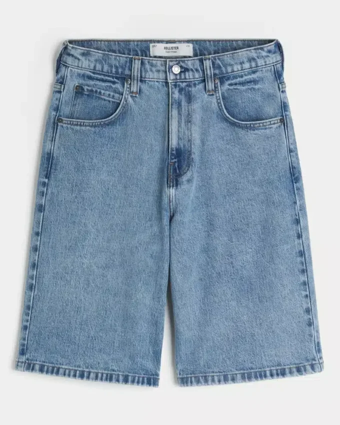 Short en denim super ample Short en denim super ample