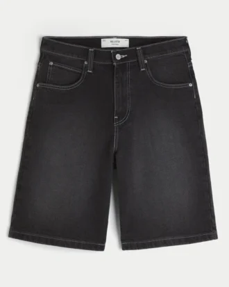 Short en denim super ample