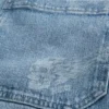 Short en denim super baggy avec motif tête de mort Short en denim super baggy avec motif tête de mort