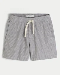 Short en lin mélangé à mi-cuisse