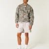 Short en lin mélangé à mi-cuisse Short en lin mélangé à mi-cuisse