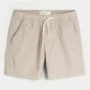 Short en lin mélangé à mi-cuisse Short en lin mélangé à mi-cuisse