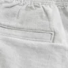 Short en lin mélangé à mi-cuisse Short en lin mélangé à mi-cuisse