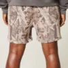 Short en molleton ample mi-cuisse camouflage