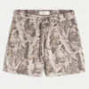 Short en molleton ample mi-cuisse camouflage