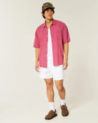 Short en seersucker