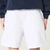 Short en sergé mi-cuisse à enfiler