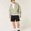 Short en sergé mi-cuisse à enfiler Short en sergé mi-cuisse à enfiler