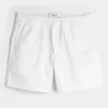 Short en sergé mi-cuisse à enfiler