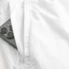 Short en sergé mi-cuisse à enfiler