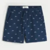 Short à enfiler mi-cuisse avec motif drapeau américain