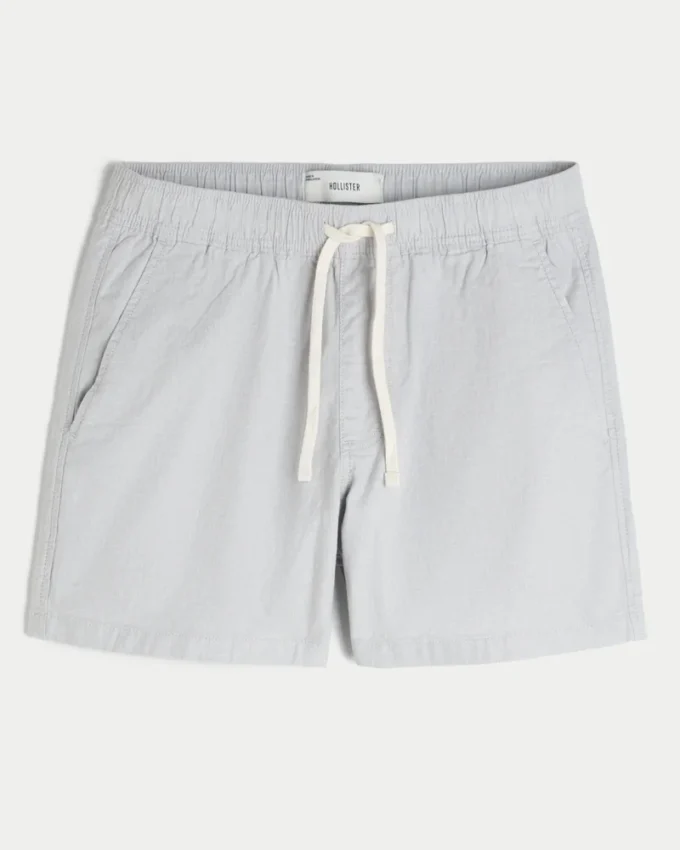 Short mi-cuisse en lin mélangé Short mi-cuisse en lin mélangé