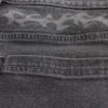 Short peintre en denim super baggy à motif flamme Short peintre en denim super baggy à motif flamme