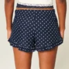 Short à volants en flanelle Short à volants en flanelle