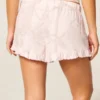 Short à volants en flanelle Short à volants en flanelle