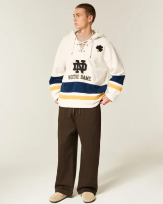 Sweat à capuche avec motif graphique Fighting Irish de l&rsquo;université de Notre Dame