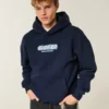 Sweat à capuche Boxy Glacier Montana Graphic Sweat à capuche Boxy Glacier Montana Graphic