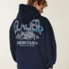 Sweat à capuche Boxy Glacier Montana Graphic Sweat à capuche Boxy Glacier Montana Graphic