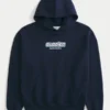 Sweat à capuche Boxy Glacier Montana Graphic Sweat à capuche Boxy Glacier Montana Graphic