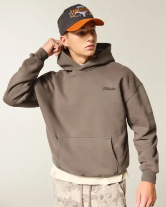 Sweat à capuche Boxy Logo Sweat à capuche Boxy Logo