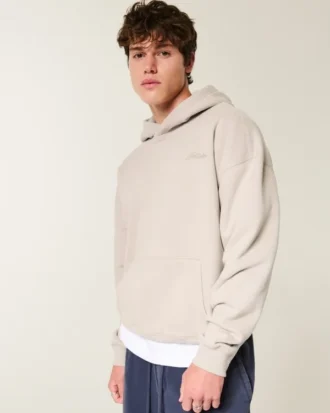 Sweat à capuche Boxy Logo