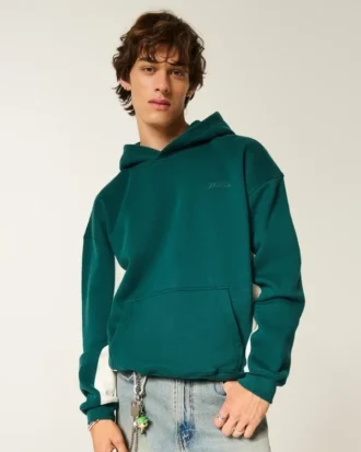 Sweat à capuche Boxy Logo