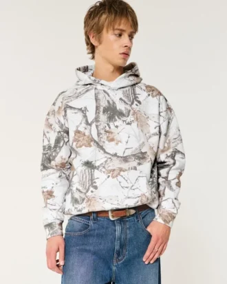 Sweat à capuche camouflage