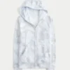 Sweat à capuche camouflage zippé avec bordure en fausse fourrure Sweat à capuche camouflage zippé avec bordure en fausse fourrure