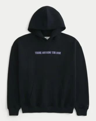 Sweat à capuche graphique ample Hollister x Taco Bell